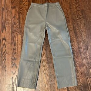 Sage the label drown faux leather pants size L